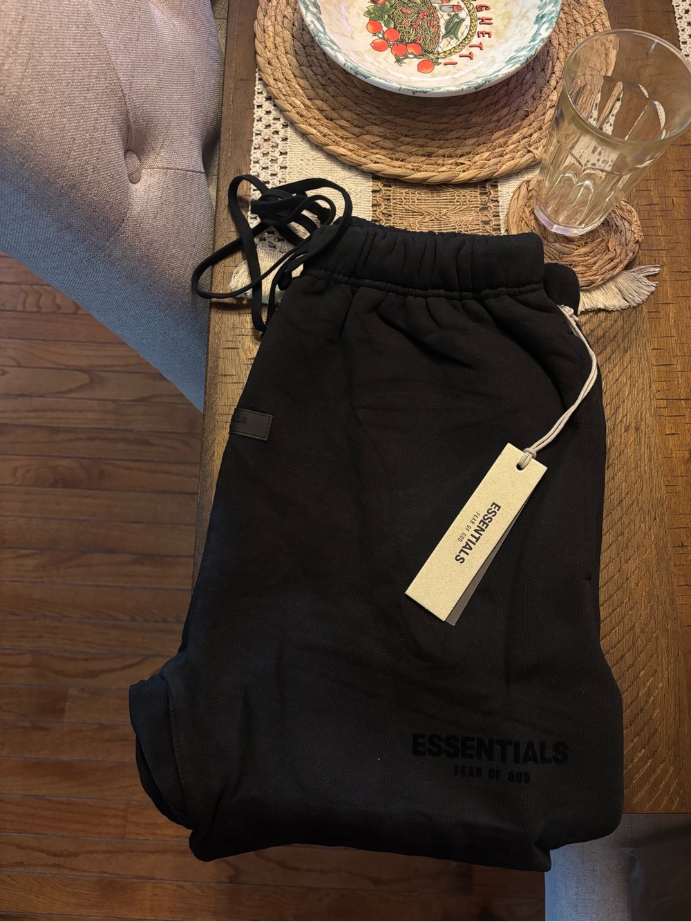 Fear of God ESSENTIALS Black Sweatpants